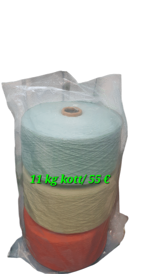 11 kg kott 100 % puuvillane lõng