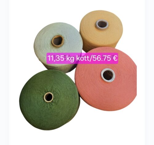 11,35 kg kott 100 % puuvillane lõng