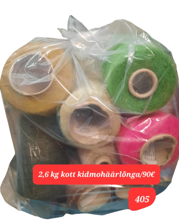 2,6 kg kott kidmohäärlõnga-kott nr. 405
