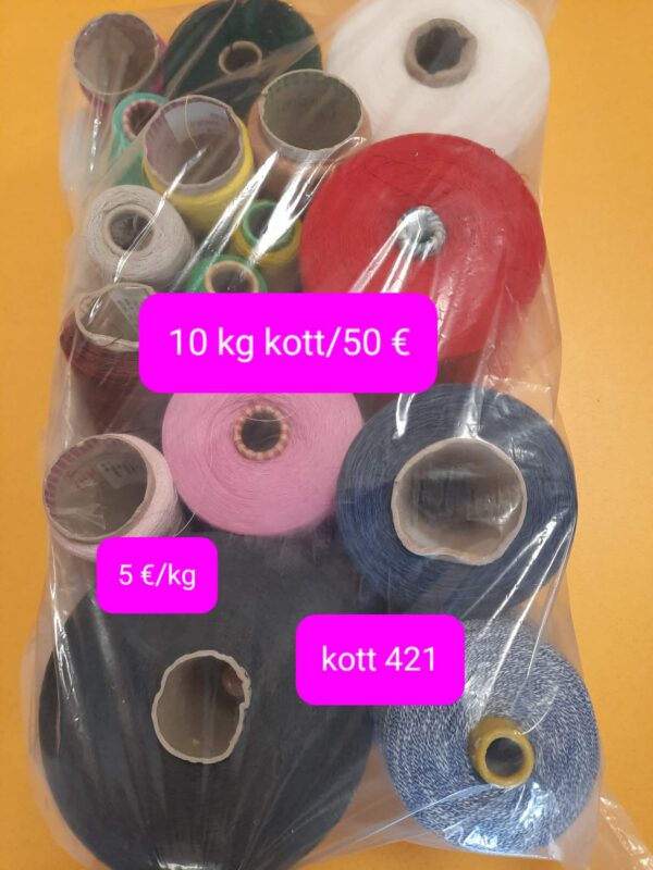 10 kg kott suvised Itaalia lõngad – kott nr. 421