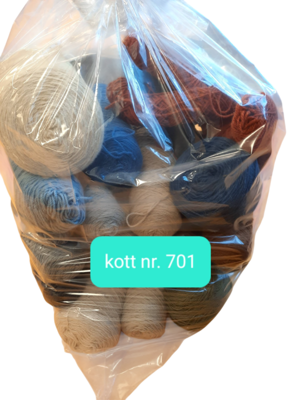 10 kg kott villane vaibalõng/sokilõng- kott nr. 701