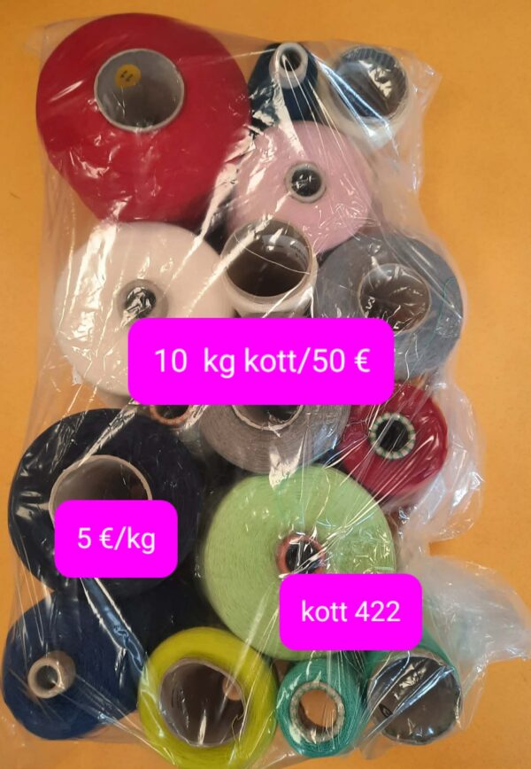 10 kg kott suvised Itaalia lõngad – kott nr. 422