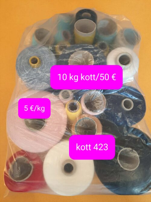 10 kg kott suvised Itaalia lõngad – kott nr. 423