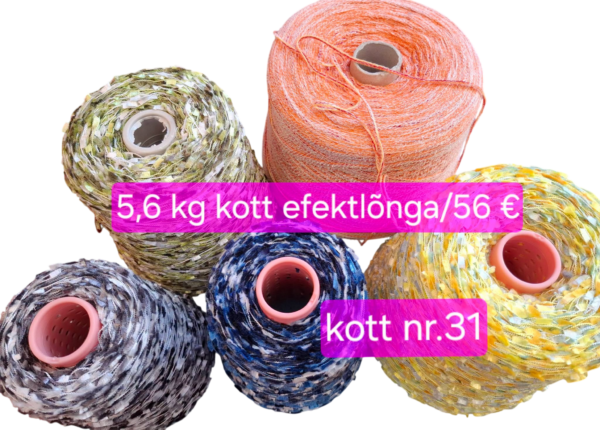 5,6 kg efekt-Photoroom Efektlõngad 5,6 kg - kott nr. 31