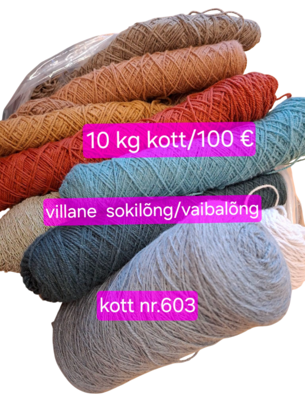 603-Photoroom 10 kg kott villane vaibalõng/sokilõng- kott nr. 603