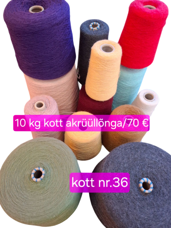 Akrüüllõng 10 kg - kott nr.36